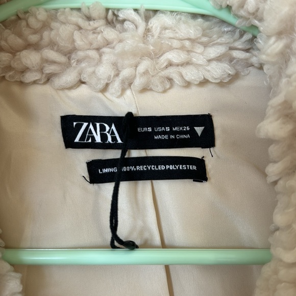 Furry Sherpa Zara Coat (small) - Picture 2 of 5